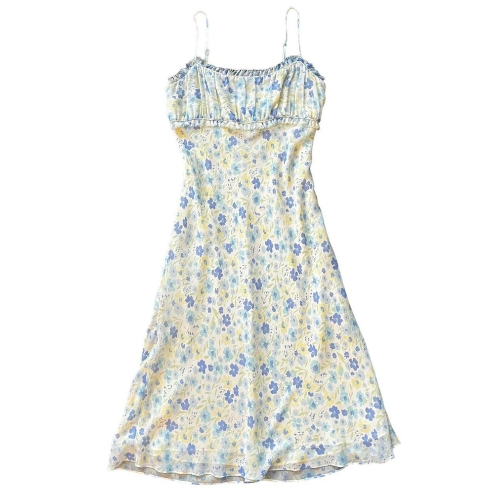 Express silk floral dress